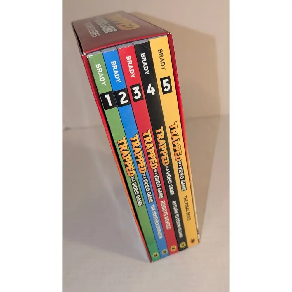 Complete Set Trapped Inside of Video Game 5 Book Set New